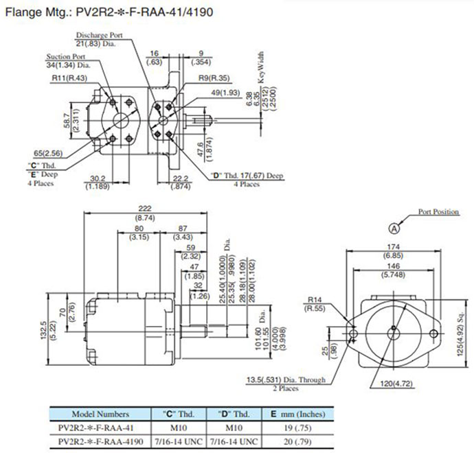 bản vẽ kích thước lắp đặt bơm yuci yuken pv bản vẽ kích thước lắp đặt bơm yuci yuken pv