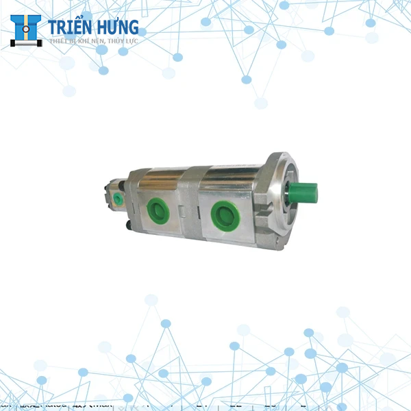 Bơm bánh răng thủy lực HGP-3A3A bơm kép 2 tầng