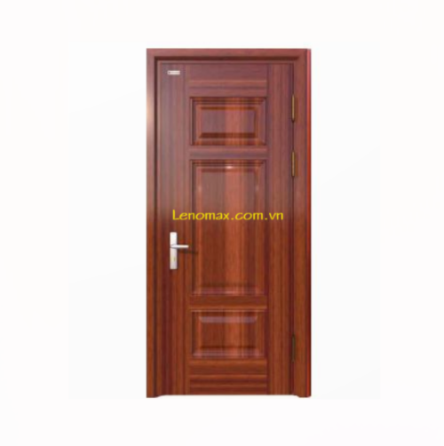 Cửa thép vân gỗ 1 cánh H3