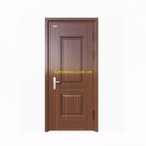 Cửa thép vân gỗ 1 cánh H1