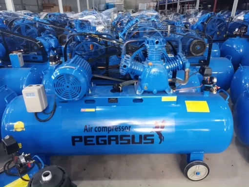 Máy nén khí dây đai Pegasus 4hp TM-W-0.36/12.5-180L 380V