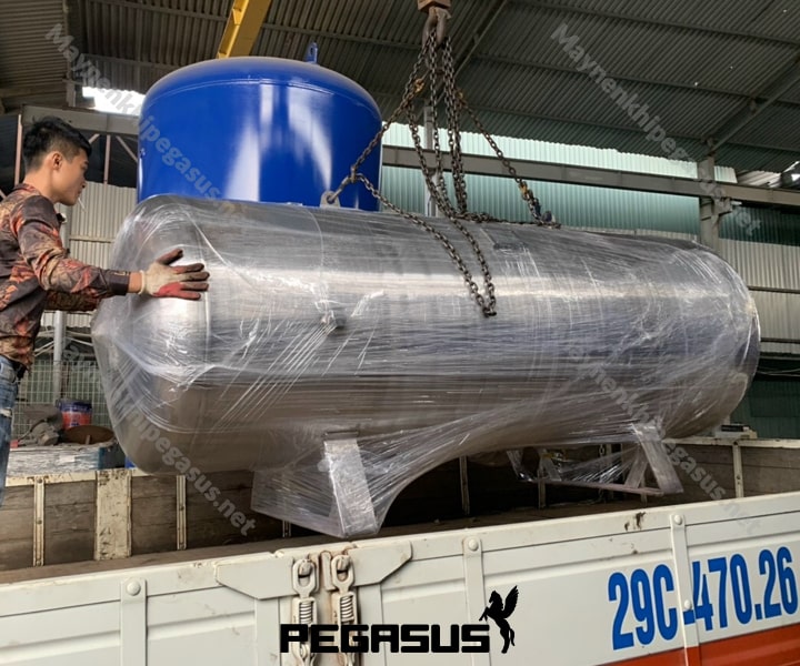 Bình chứa khí nén Pegasus-500 lít inox 304 5 binh chua khi nen pegasus inox 3000L 2 min