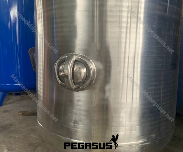Bình chứa khí nén Pegasus-500 lít inox 304 4 binh chua khi nen pegasus inox 3000L min