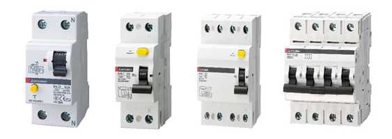 Aptomat Mitsubishi 4 aptomat chong dong ro RCCB mitsubishi nhat ban