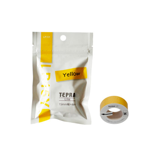 Băng nhãn trơn cho máy Tepra Lite LR30GS Yellow