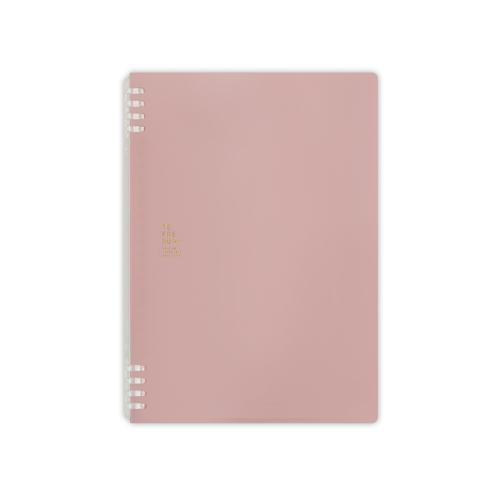 Bìa ghi chép TEFRENU RING NOTE 9855PGSV size B5 9855PGSV PALE PINK