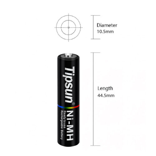 Pin sạc AAA Ni-MH 1.2v 1000mAh Tipsun 11 1