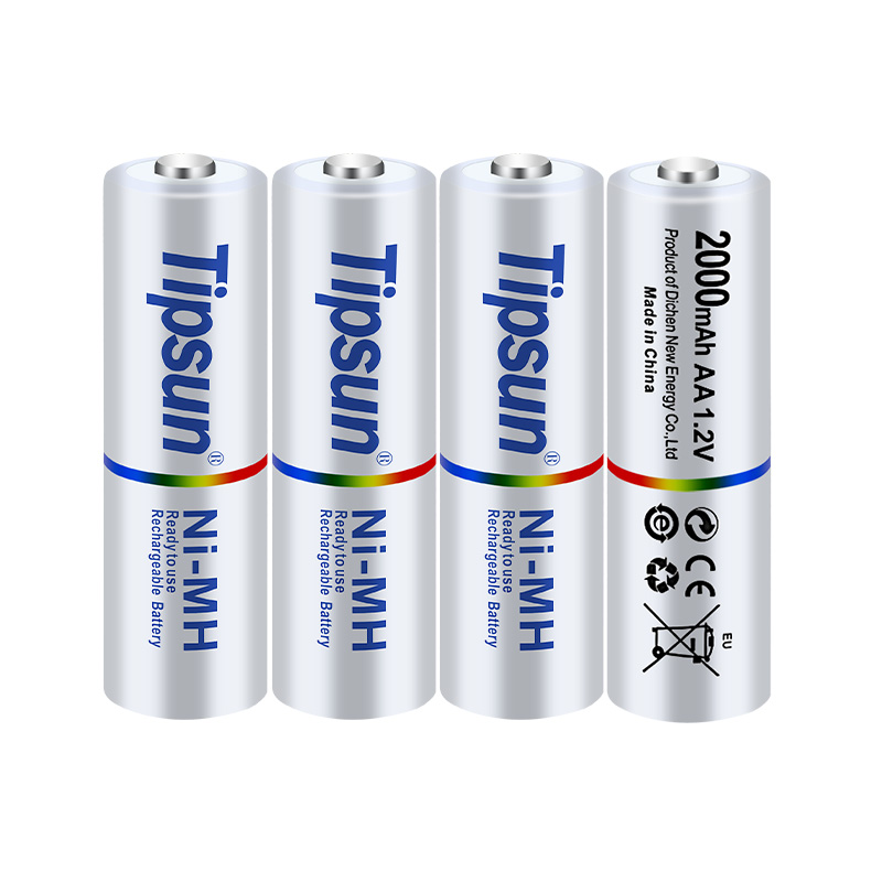 Pin sạc AA Ni-MH 1.2v 2000mAh Tipsun Pin sạc AA Ni-MH 1.2v 2000mAh Tipsun - Ảnh 3
