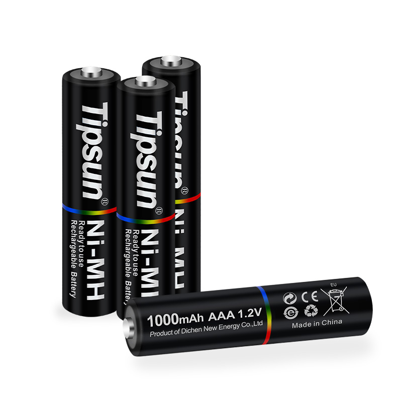 Pin sạc AAA Ni-MH 1.2v 1000mAh Tipsun Pin sạc AAA Ni-MH 1.2v 1000mAh Tipsun - Ảnh 3