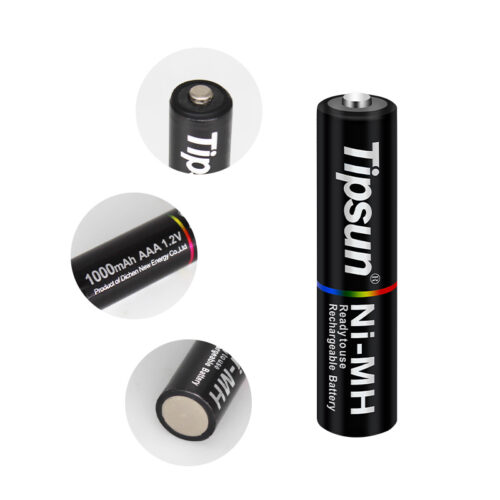 Pin sạc AAA Ni-MH 1.2v 1000mAh Tipsun 8 1