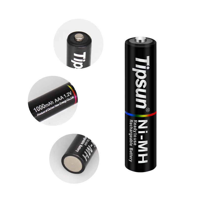 Pin sạc AAA Ni-MH 1.2v 1000mAh Tipsun Pin sạc AAA Ni-MH 1.2v 1000mAh Tipsun - Ảnh 4