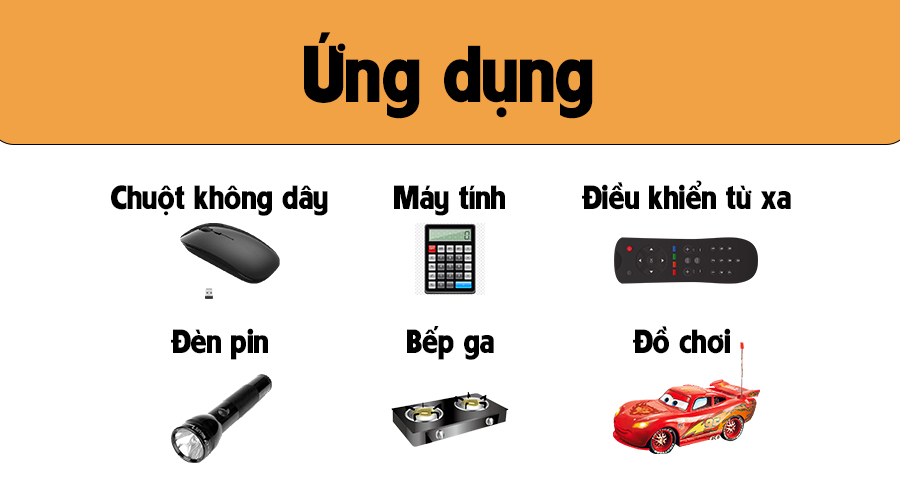 Pin AA Alkaline 1.5v chính hãng Tipsun application