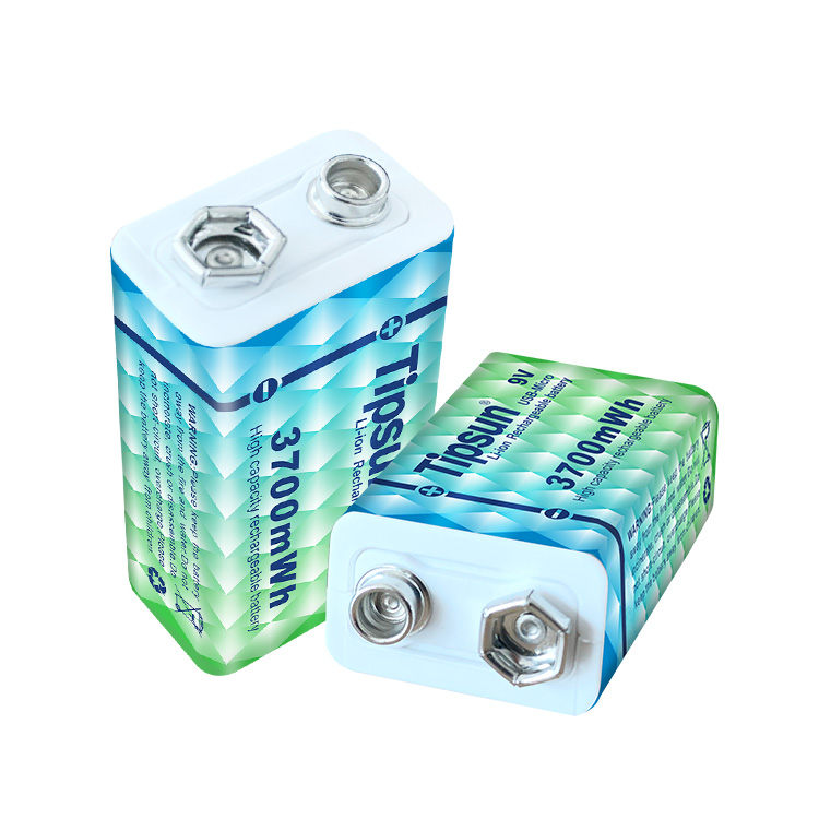 Bộ pin sạc Li-ion type-C 9v 3700mWh Tipsun Bộ pin sạc Li-ion type-C 9v 3700mWh Tipsun - Ảnh 3