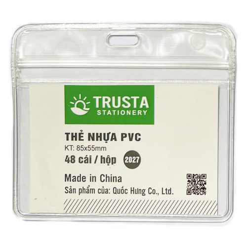 Thẻ nhựa PVC Trusta (85x55mm)