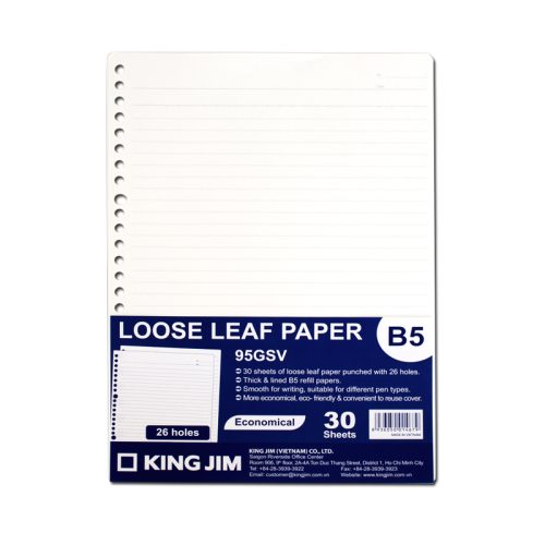 Giấy đục lỗ TEFRENU - 95GSV