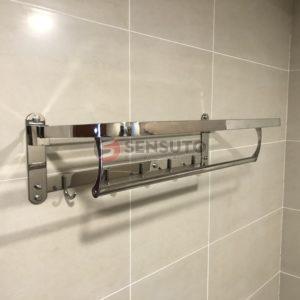 Vắt khăn giàn inox 304 đế đặc 4 mm