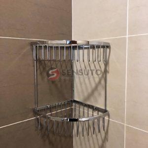Kệ nhà tắm inox 2 tầng 304