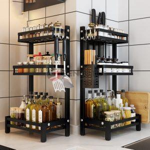 Kệ  gia vị inox không rỉ 3 tầng