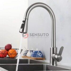Vòi rửa bát rút dây SENSUTO SUS304