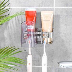 Kệ để bàn chải dán tường inox 304