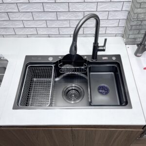 Chậu rửa bát Hàn Quốc 1 hố SENSUTO S7848HQD