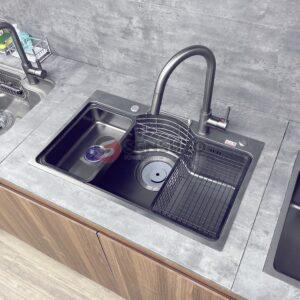 Chậu rửa bát Hàn Quốc 1 hố SENSUTO S750HQD