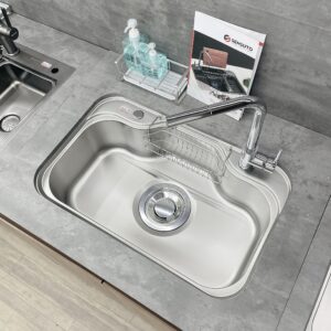 Chậu rửa bát Hàn Quốc 1 hố SENSUTO S750K cao cấp