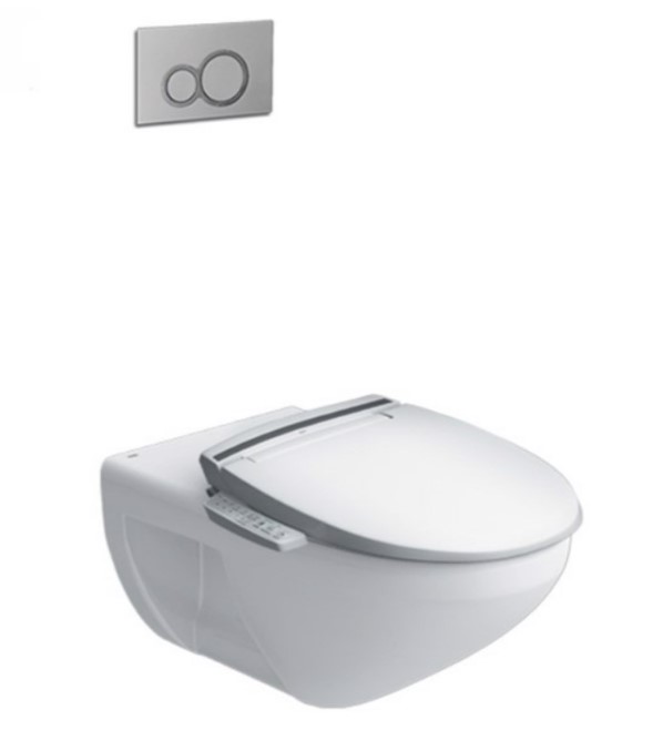 bồn cầu + nắp rửa điện tử AC-23P+CW-KA22AVN/BW1 1 AC 23PCW KA22AVN