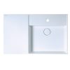 Lavabo treo tường/đặt trên bàn (bao gồm trụ xả nắp sứ) LF5384 3 LF5384