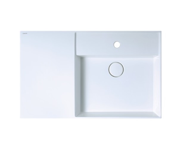 Lavabo treo tường/đặt trên bàn (bao gồm trụ xả nắp sứ) LF5384 1 LF5384
