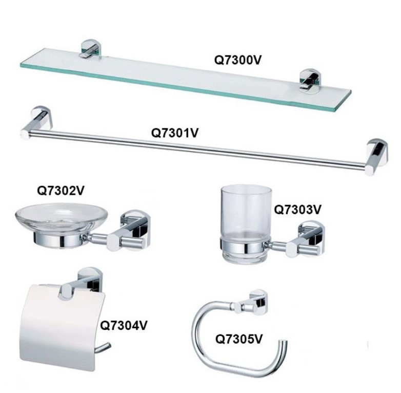 Bộ phụ kiện inox 6 món Q7300-A6 1 Q7300 A6