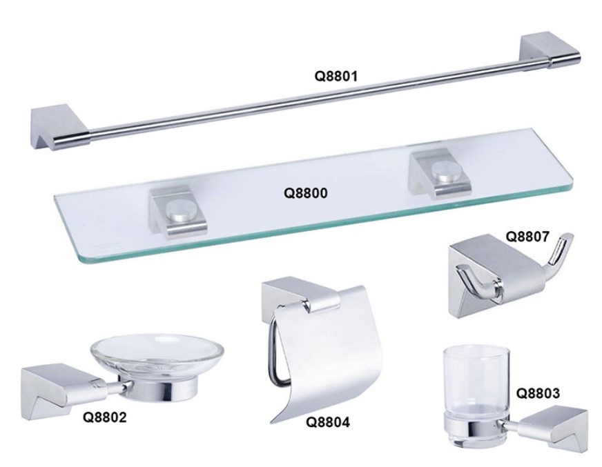 Bộ phụ kiện inox 6 món Q8800-A6 1 Q8800 A6