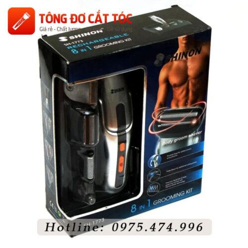 Tông đơ Turbo 8in1 Shinon SH-1773 (cắt tóc kiêm máy cạo râu, tỉa lông mũi động cơ ) 7 - shinon SH 1773
