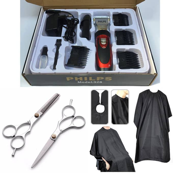 Combo Tông Đơ Cắt Tóc Gia Đình PL928
