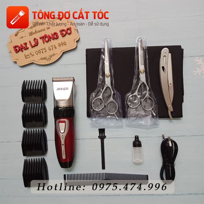Combo tông đơ cắt tóc Gia Đình Chính Hãng JC0817