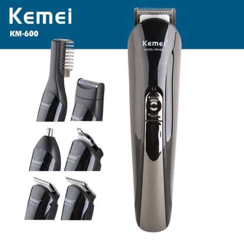 Tông đơ cắt tóc đa năng 6 trong 1 Kemei KM-600 12 - Tong do cat toc da nang 6 trong 1 Kemei KM 600 1