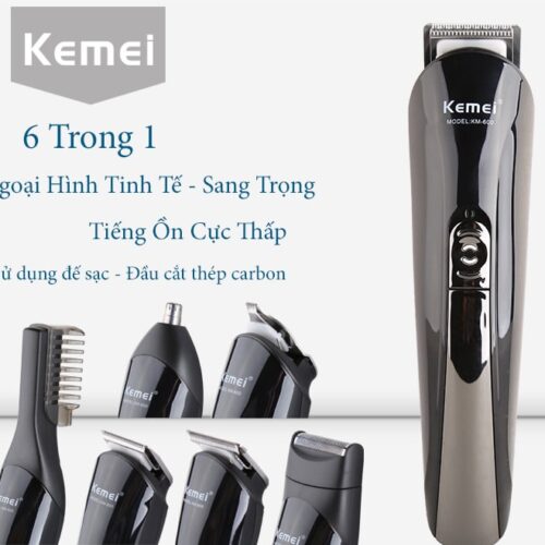 Tông đơ cắt tóc đa năng 6 trong 1 Kemei KM-600 18 - Tong do cat toc da nang 6 trong 1 Kemei KM 600 6