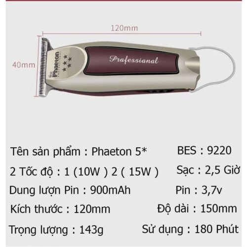 TÔNG ĐƠ CẠO VIỀN, CHẤN VIỀN CHUYÊN NGHIỆP PHAETON 5 SAO 11 - cd67301346c6d8d98ed2ffe0206be17b