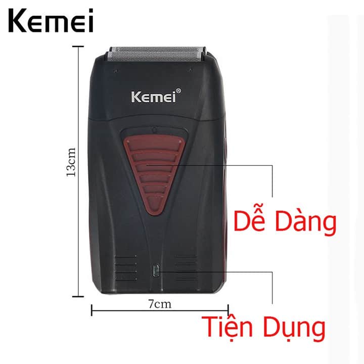 Máy cạo khô, Fade tóc lưỡi kép Kemei KM-3381 4 Máy cạo khô, Fade tóc lưỡi kép Kemei KM-3381 - Ảnh 4