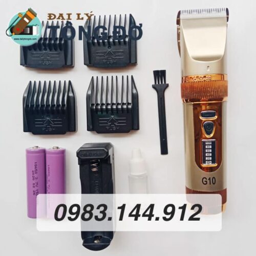Tông đơ cắt tóc G10 lưỡi sứ ( Turbo 3W 5W 2pin 4h)