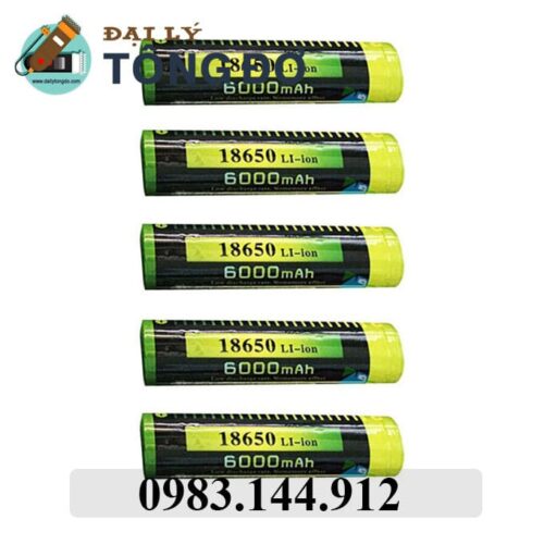 Pin sạc akasha 18650 / 1 pin 6 - pin 18650
