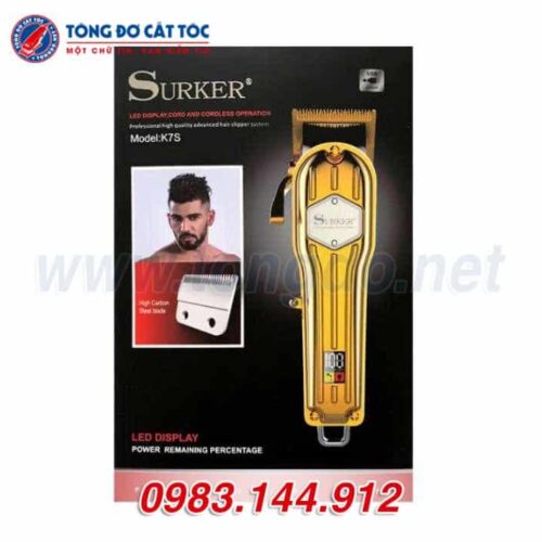 Tông đơ cắt tóc Surker K7S(8W 5h) 7 - surker k7s 5