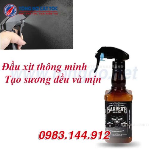 Bình xịt tóc Baber - bình xịt hớt tóc kiểu dáng cổ điển dành cho thợ tóc 3 - 6aa4b9605d8553111bbca64316be6d1a 1
