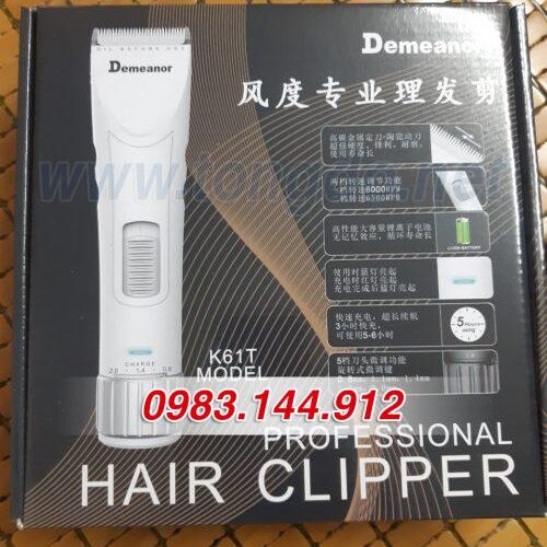 Tông đơ DEMEANOR K61T Cao cấp(8W 5h) 10 - DEMEANOR K61T 1 500x667 1