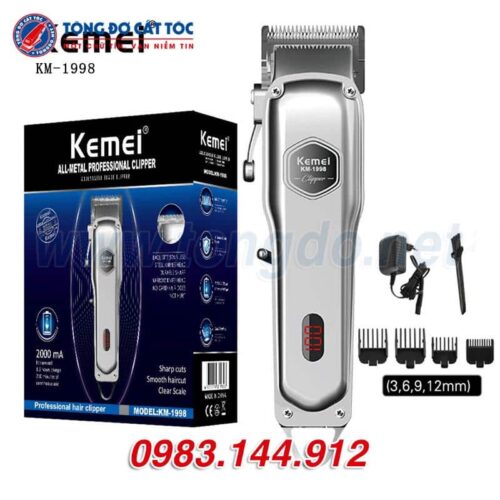 Tông đơ cắt tóc Kemei KM-1998(5W 2,5h)