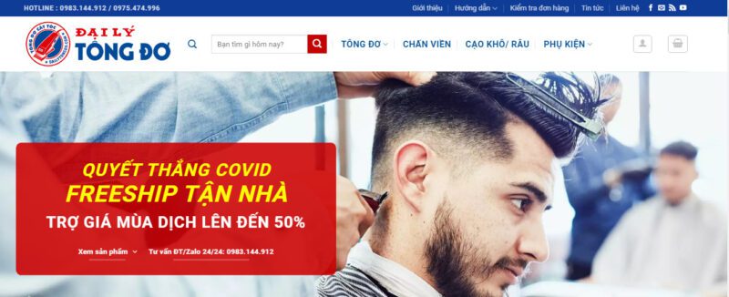 Nơi bán tông đơ cắt tóc giá rẻ mùa dịch Covid 4 Nơi bán tông đơ cắt tóc giá rẻ mùa dịch Covid 3 - ban tong do cat toc gia re 1