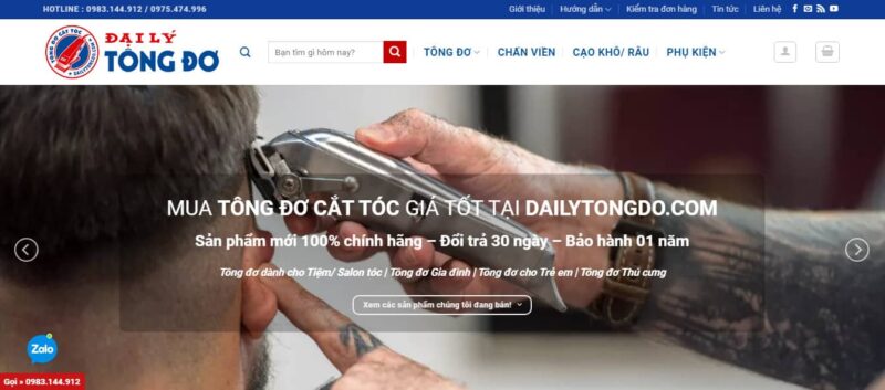 Mua tông đơ Philips chính hãng ở đâu
