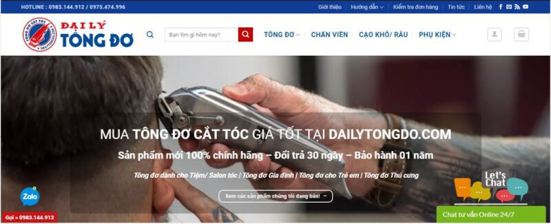 Tông đơ cắt tóc Điện Máy Chợ Lớn