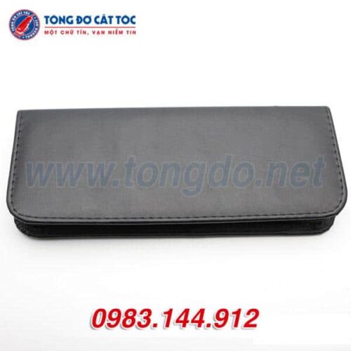 Bao da đựng kéo Barber 7 - bao da dung keo cat toc 2