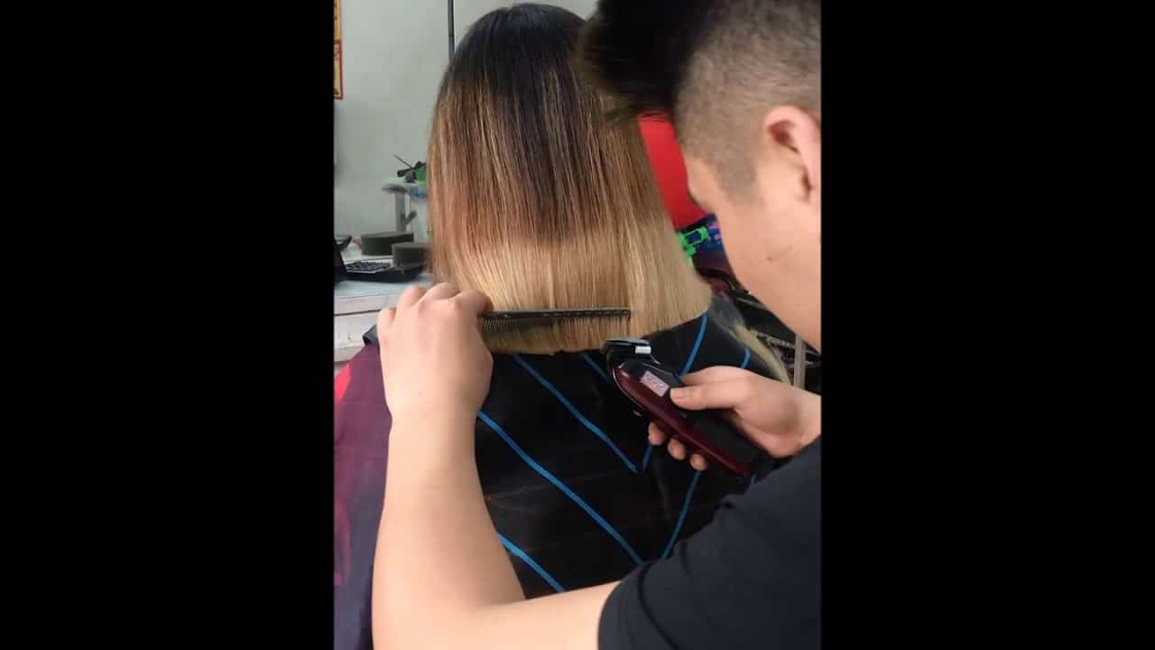 cắt tóc nữ bằng tông đơ cắt tóc nữ bằng tông đơ